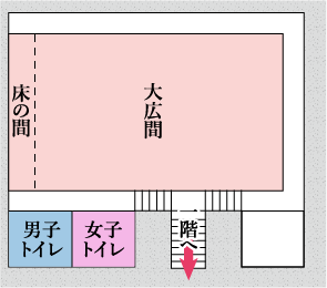 館内案内図（２階）